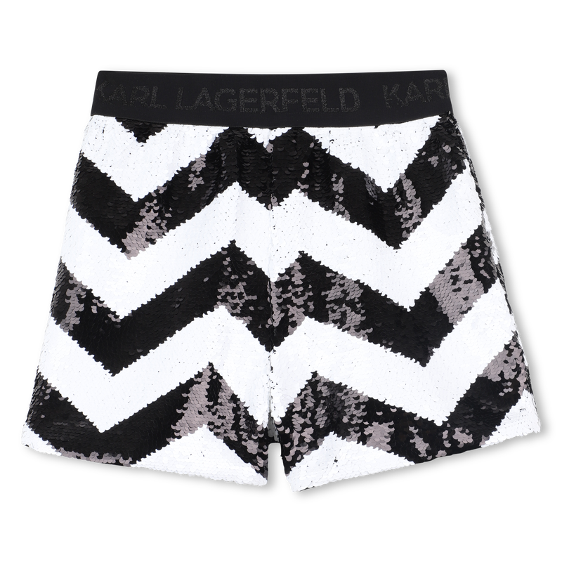Herringbone shorts KARL LAGERFELD KIDS 
                    GIRL
