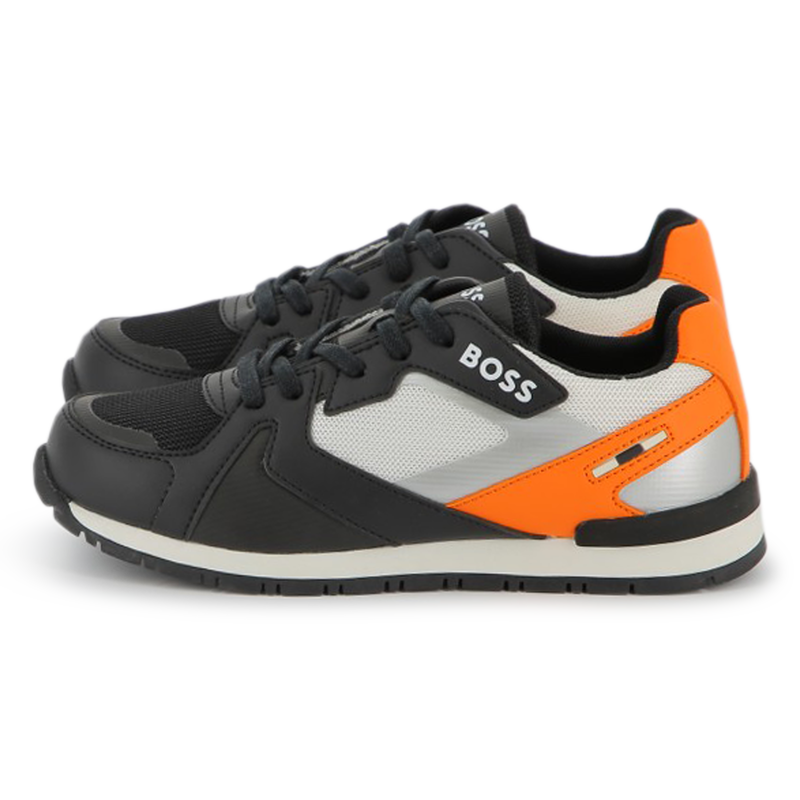 Retro Lace-Up Sneakers BOSS 
                        BOY