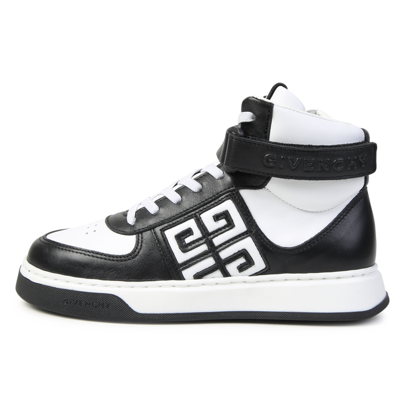 Lace-Up Leather Sneakers GIVENCHY 
                    BOY