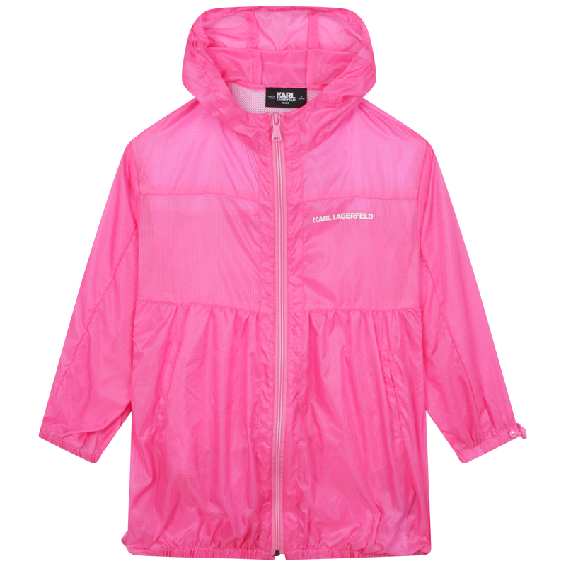 KARL LAGERFELD KIDS Water repellent rain jacket