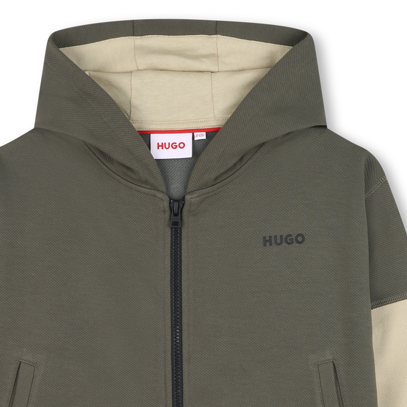 Hooded cardigan HUGO 
                        BOY