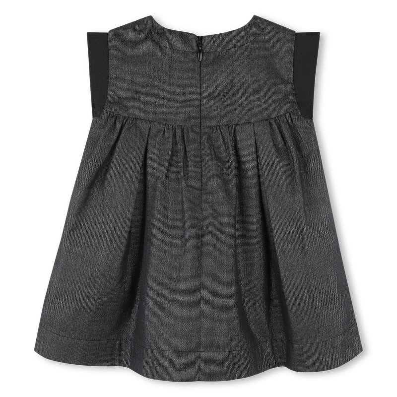 Flared dress with chest patch KARL LAGERFELD KIDS 
                        GIRL