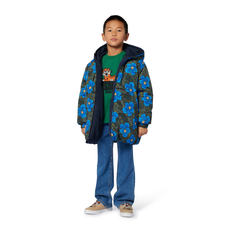 Reversible down jacket KENZO KIDS 
                    BOY