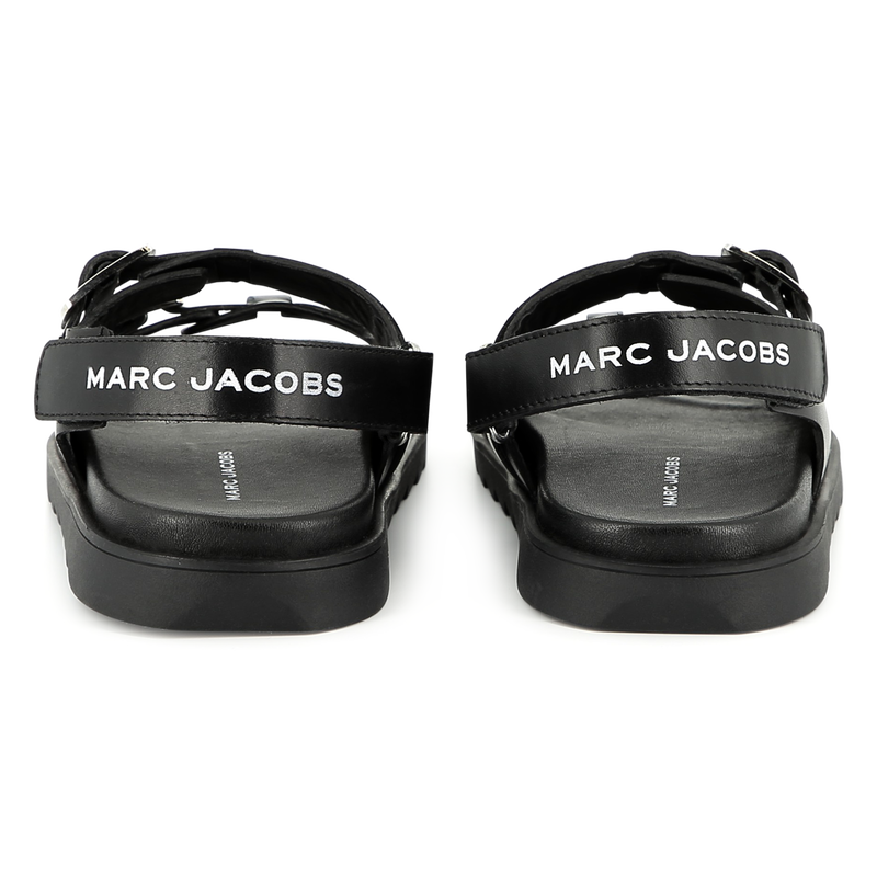Buckled leather sandals MARC JACOBS 
                        BOY