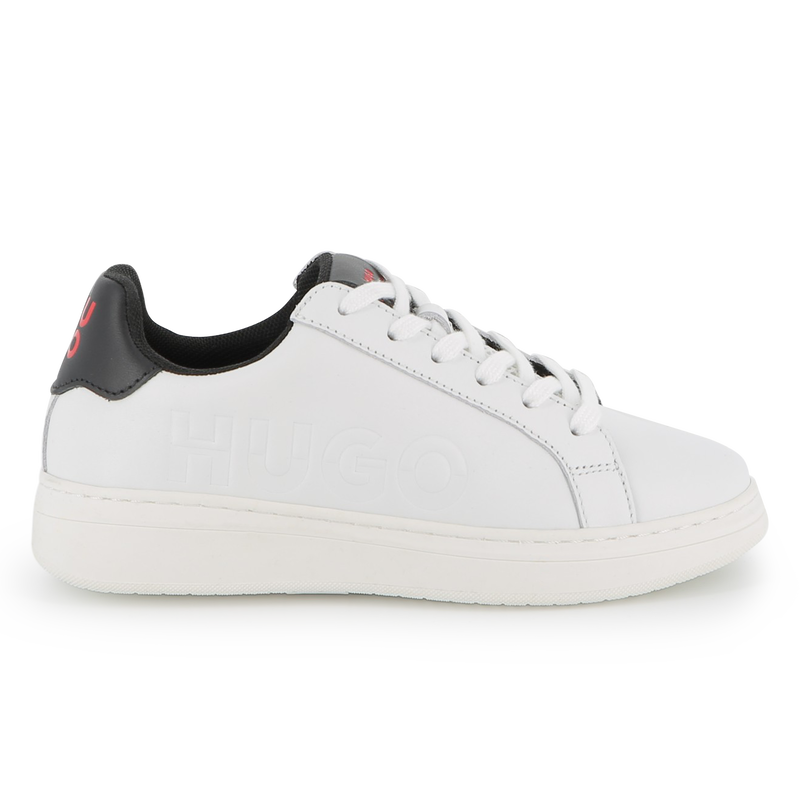 Cowhide leather sneakers HUGO 
                    BOY