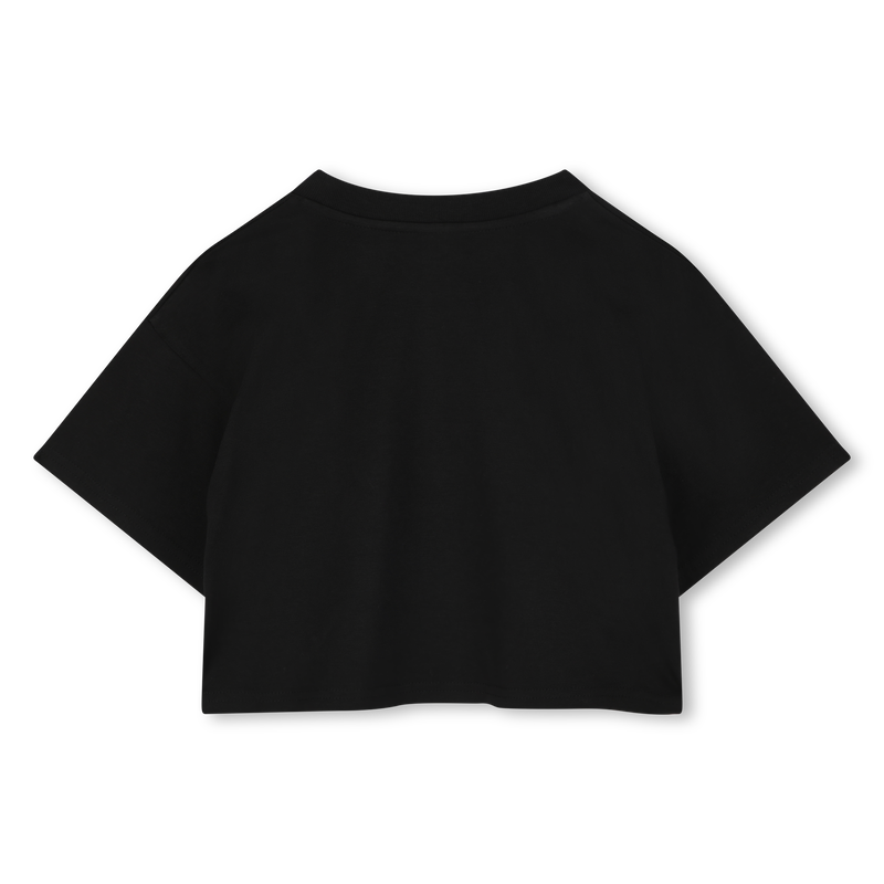 Cropped T-shirt with diamant&eacute;s MARC JACOBS 
                        GIRL