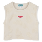 Terry cloth tank top & shorts KENZO KIDS 
                    GIRL