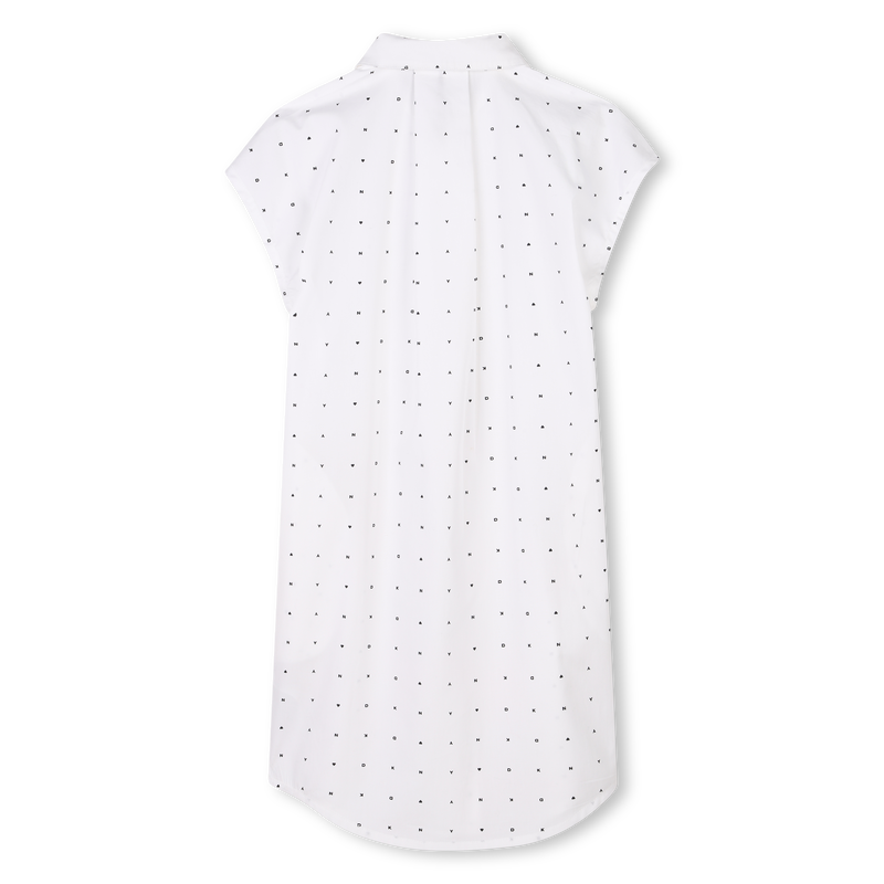 Short-sleeved cotton dress DKNY 
                    GIRL
