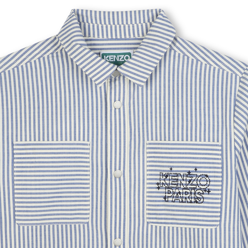 Striped cotton shirt KENZO KIDS 
                    BOY