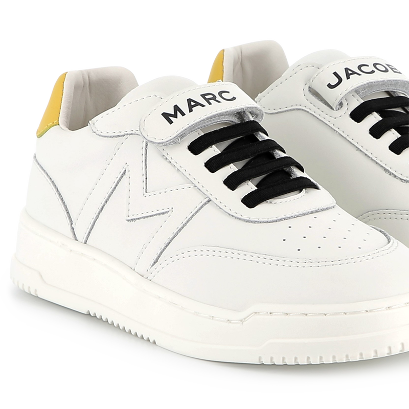 Self-adhesive leather sneakers MARC JACOBS 
                        BOY