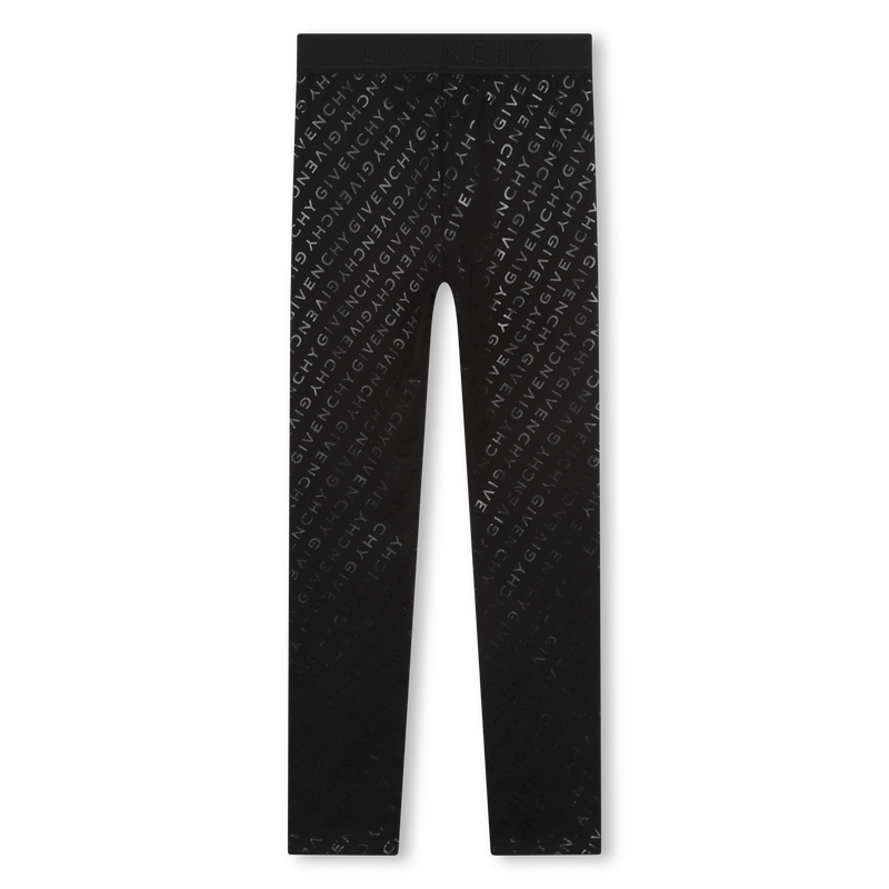 Logo-Print Cotton Leggings GIVENCHY 
                    GIRL