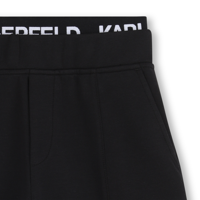 Elasticated Waist Bermudas KARL LAGERFELD KIDS 
                        BOY