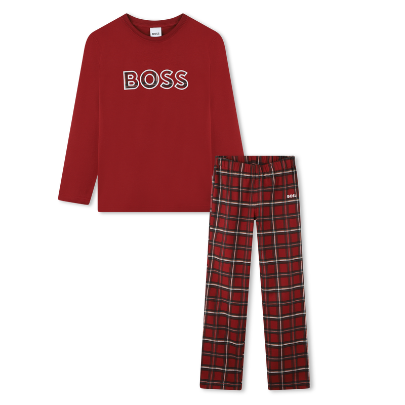 Cotton Pajama Set BOSS 
                    BOY