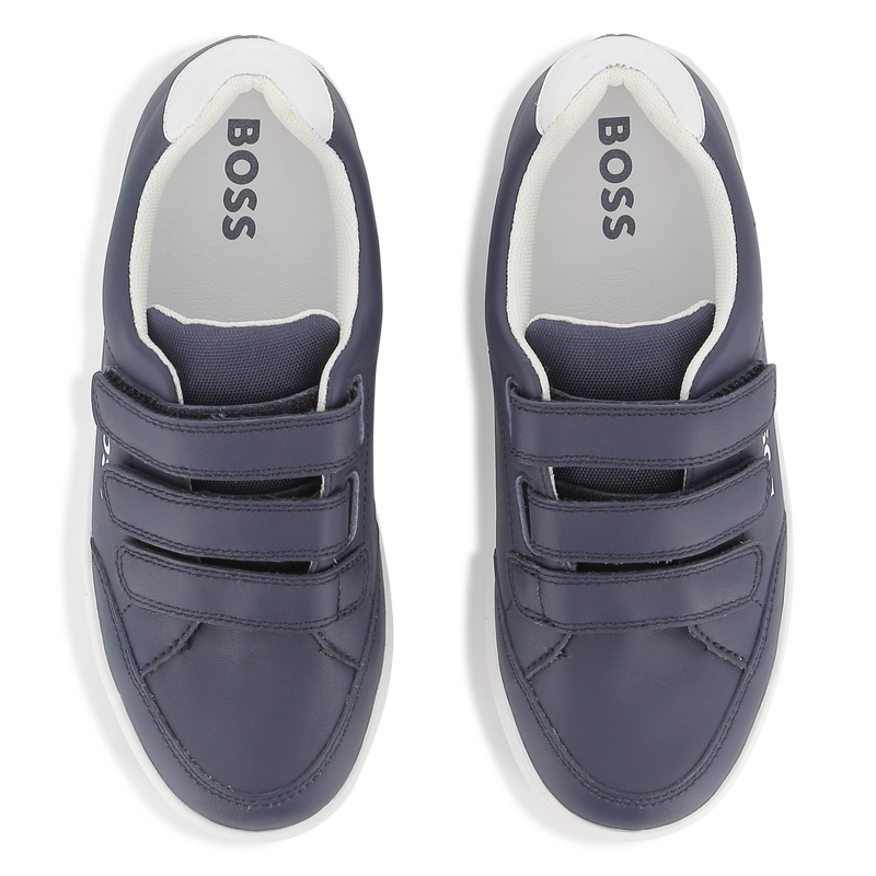 Cowhide leather sneakers BOSS 
                    BOY