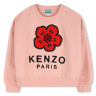Unbrushed fleece sweatshirt KENZO KIDS 
                    GIRL