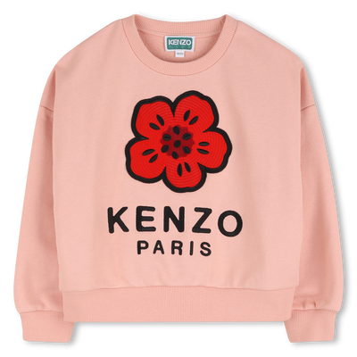 Unbrushed fleece sweatshirt KENZO KIDS GIRL
