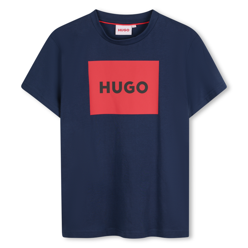 Short-sleeved cotton T-shirt HUGO 
                    BOY