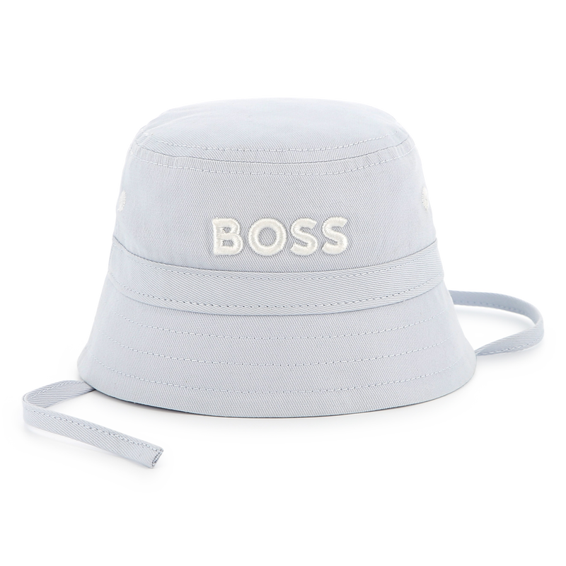Cotton hat with chin ties BOSS 
                    BOY