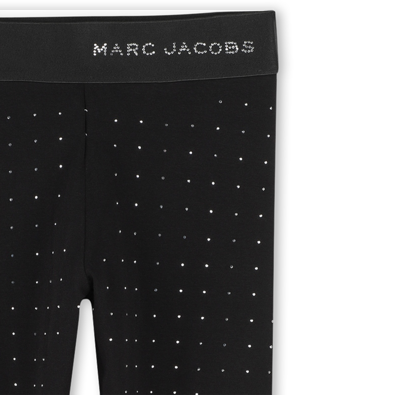 Plain leggings with diamant&eacute;s MARC JACOBS 
                        GIRL