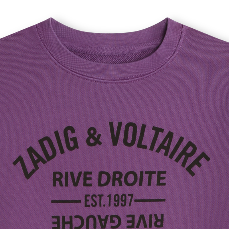 Cotton Fleece Sweatshirt ZADIG & VOLTAIRE 
                    UNISEX