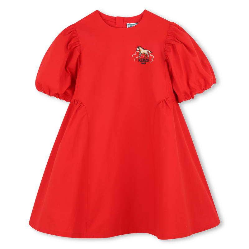 Balloon Sleeve Dress KENZO KIDS 
                        GIRL