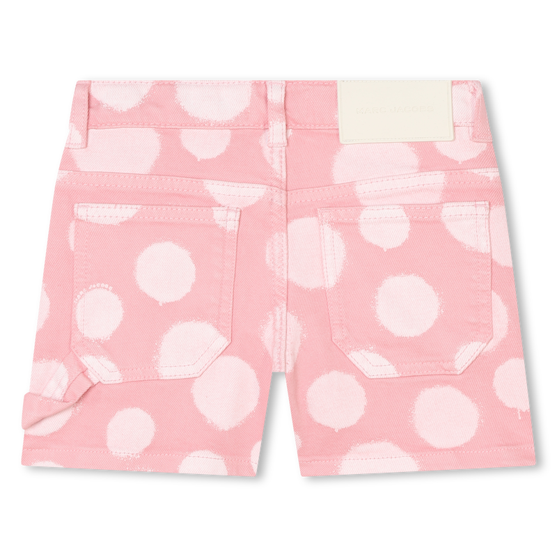 Polka Dot Cotton Serge Shorts