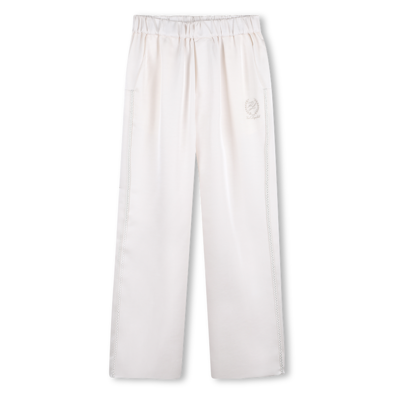 Satin Lounge Pants KARL LAGERFELD KIDS 
                        GIRL