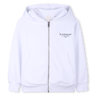 Zip-Up Hoodie, WHITE, hi-res