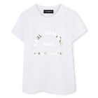 Short-sleeved T-shirt, WHITE, hi-res