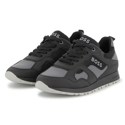 Faux and canvas sneakers BOSS BOY