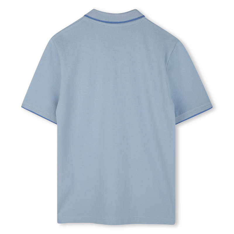 Straight cotton polo shirt BOSS 
                        BOY