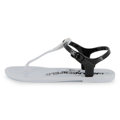 Adjustable Strap Sandals KARL LAGERFELD KIDS GIRL