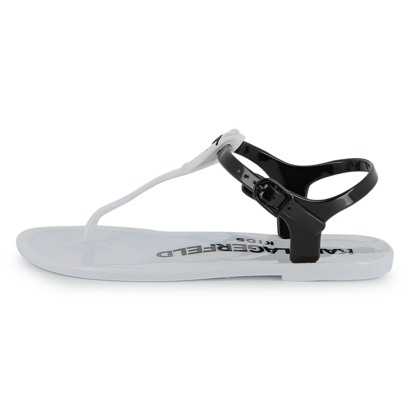 SANDALS WITH ADJUSTABLE STRAPS KARL LAGERFELD KIDS 
                        GIRL