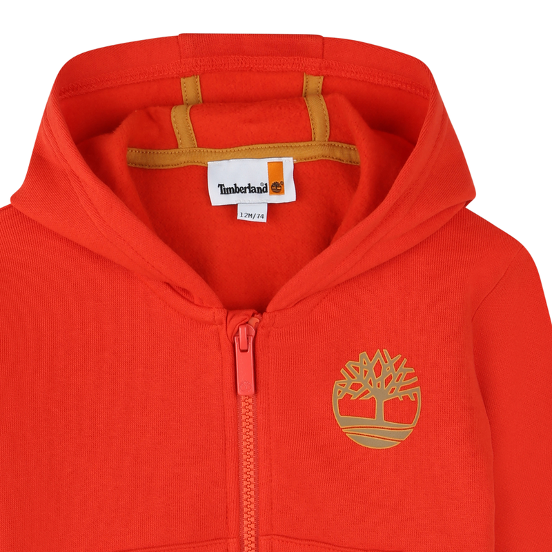 Zip-Up Hooded Sweatshirt TIMBERLAND 
                        BOY