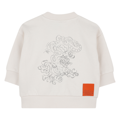 Sweatshirt with central front pocket KENZO KIDS BOY