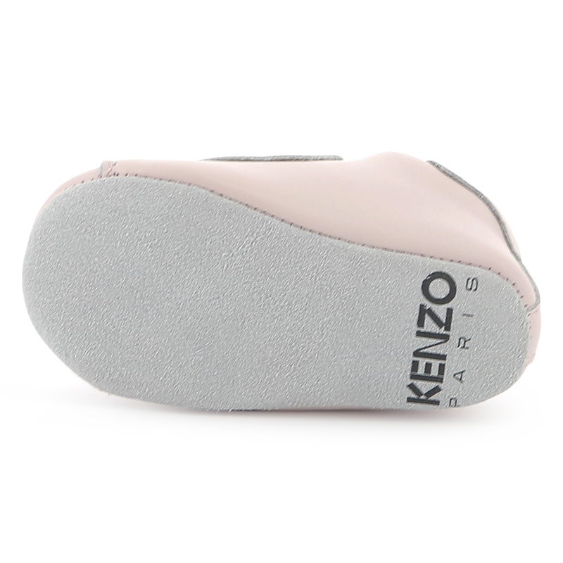 Leather Velcro slippers KENZO KIDS 
                    UNISEX