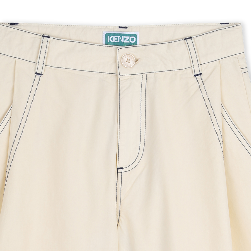 Poplin Bermuda Shorts KENZO KIDS 
                        BOY