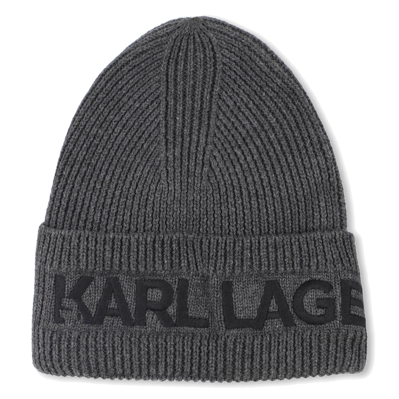 Knitted hat + neck warmer set KARL LAGERFELD KIDS 
                        BOY