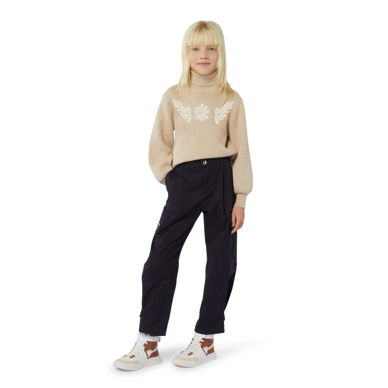 Pleated Serge Trousers CHLOE 
                    GIRL
