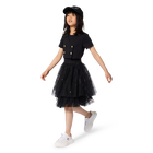 Bi-Material Dress KARL LAGERFELD KIDS 
                    GIRL