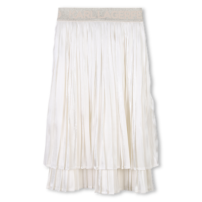 Pleated voile skirt KARL LAGERFELD KIDS GIRL