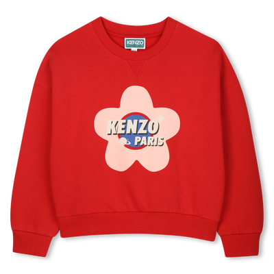 Unbrushed fleece sweatshirt KENZO KIDS GIRL