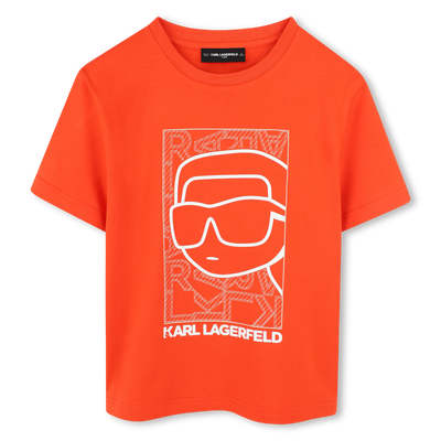 Placement print T-shirt KARL LAGERFELD KIDS BOY