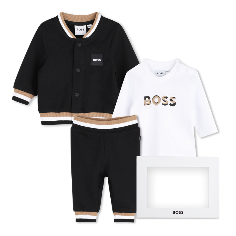 Pants, cardigan, and t-shirt set BOSS 
                        BOY