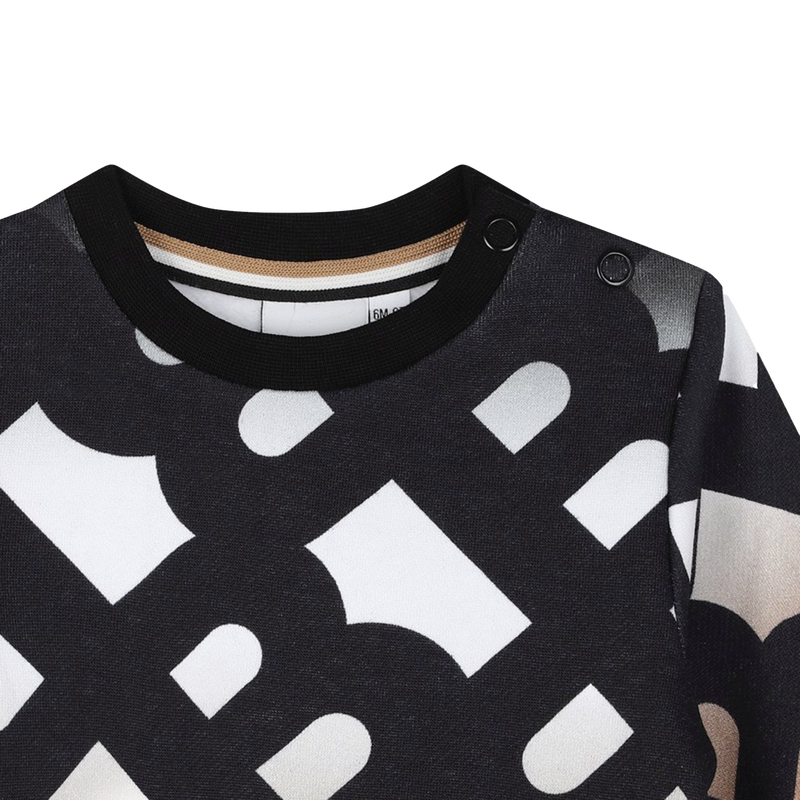 Tricolored Printed Sweatshirt BOSS 
                        BOY