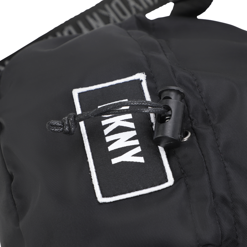 Black dkny shoulder best sale bag