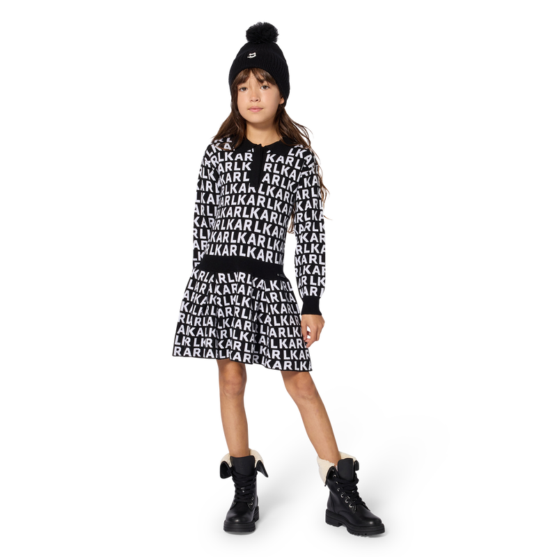 Knitted beanie KARL LAGERFELD KIDS 
                        GIRL