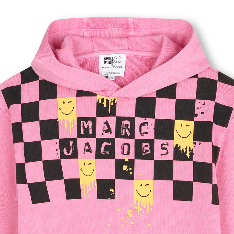 Cotton Fleece Dress MARC JACOBS 
                    GIRL