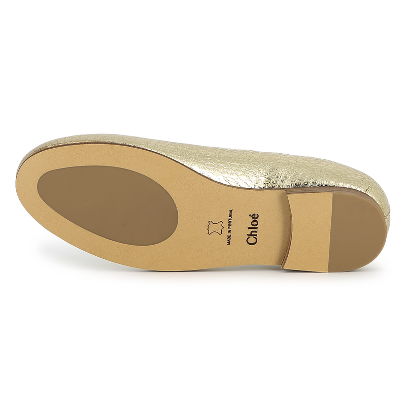 Leather ballet flats CHLOE 
                    GIRL
