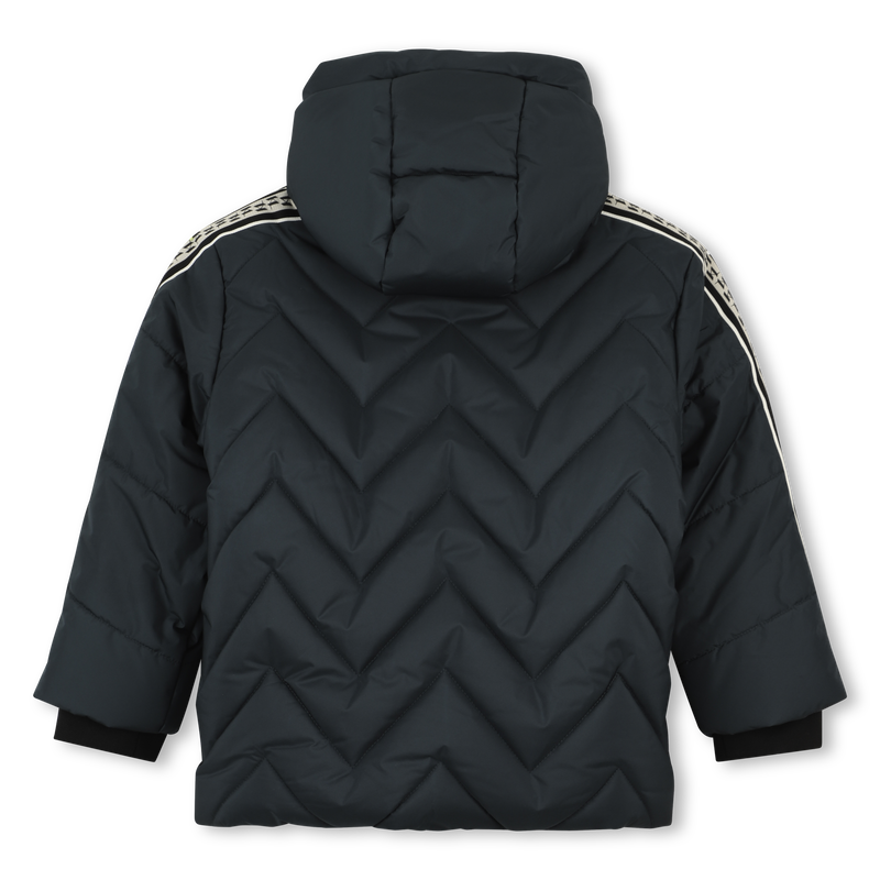 Hooded down jacket KARL LAGERFELD KIDS 
                        BOY